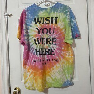 Travis scott astro world tie die tour shirt!